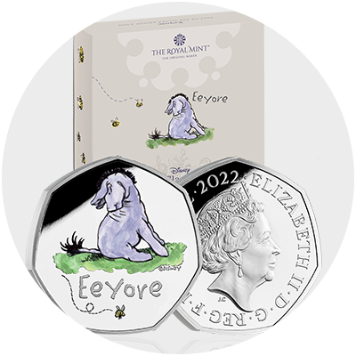 Eeyore 2022 50p Coin