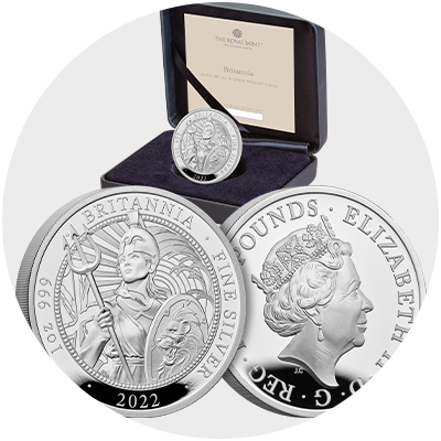 The 2022 UK Britannia Coin Range