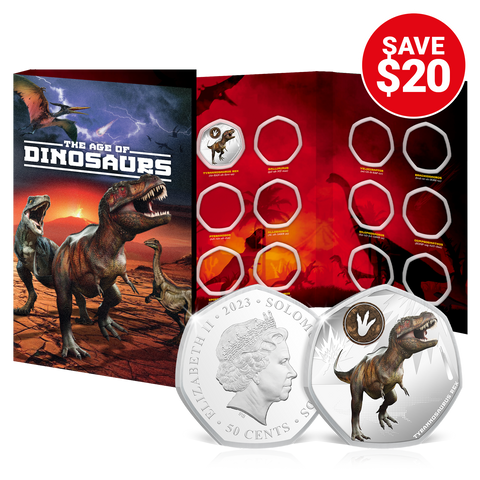 The Age of Dinosaurs 2023 Coin Collection