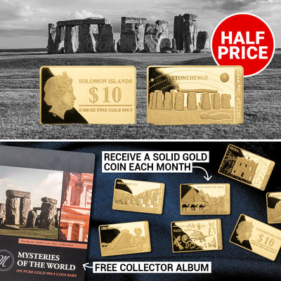 The Mysteries of the World Solid Gold Coin Collection