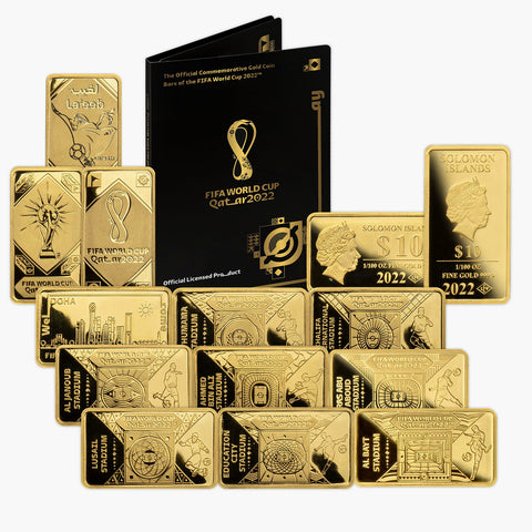 The Official Venue Gold Coin Bar Collection of the FIFA World Cup Qatar 2022‚Ñ¢